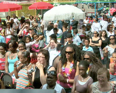 Foto 295 uit Carnaval 2007 b.w