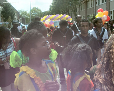Foto 142 uit Carnaval 2007 b.w