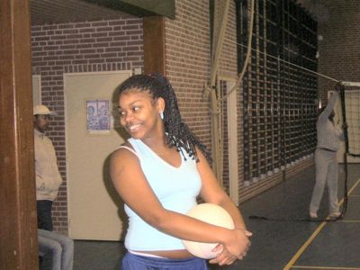Foto 2 uit volleybal wedstrijd