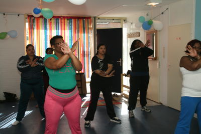 Foto 44 uit Cardiokickboxendame's