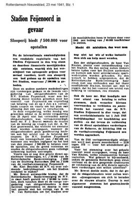 Foto 262 uit Feyenoord-Sportclub