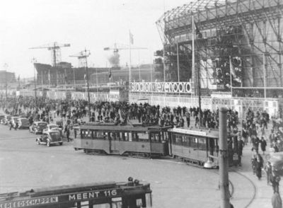 Foto 343 uit Feyenoord-Sportclub