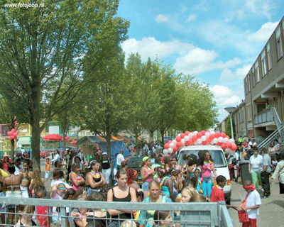 Foto 127 uit Carnaval 2007 b.w