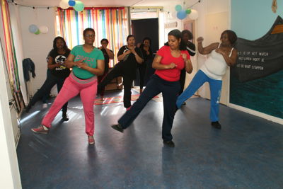 Foto 32 uit Cardiokickboxendame's