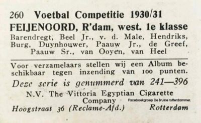 Foto 286 uit Feyenoord-Sportclub