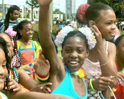 Foto 172 uit Carnaval 2007 b.w