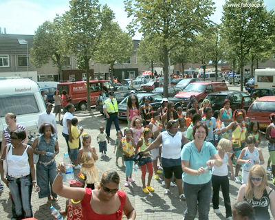 Foto 217 uit Carnaval 2007 b.w