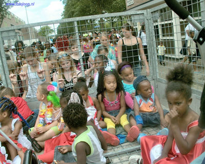 Foto 187 uit Carnaval 2007 b.w