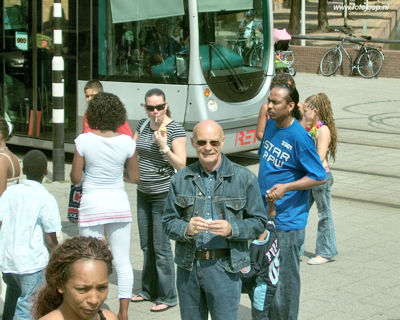 Foto 231 uit Carnaval 2007 b.w