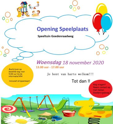 Opening Speelplaats
