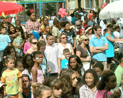 Foto 303 uit Carnaval 2007 b.w