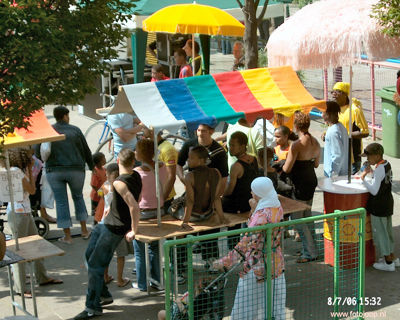 Foto 210 uit carnaval 2006 b.w