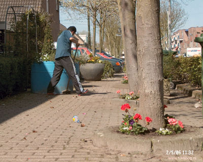 Foto 53 uit opzoomeren 2006 bw