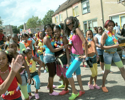 Foto 257 uit Carnaval 2007 b.w