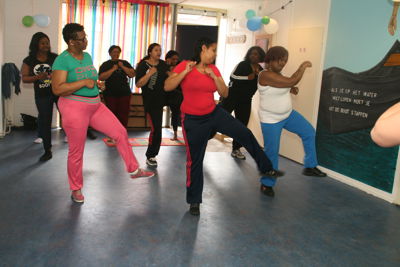 Foto 33 uit Cardiokickboxendame's