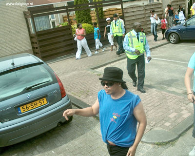 Foto 194 uit Carnaval 2007 b.w