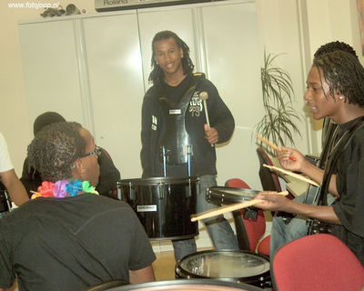 Foto 100 uit Carnaval 2007 b.w