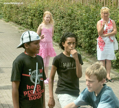 Foto 198 uit Carnaval 2007 b.w