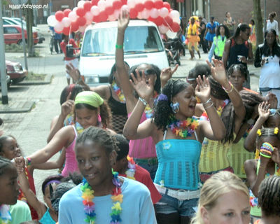 Foto 140 uit Carnaval 2007 b.w