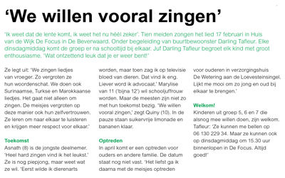 Foto 2 uit Meiden Zangkoor