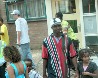 Foto 185 uit Carnaval 2007 b.w