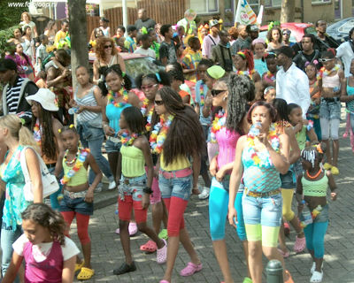 Foto 265 uit Carnaval 2007 b.w