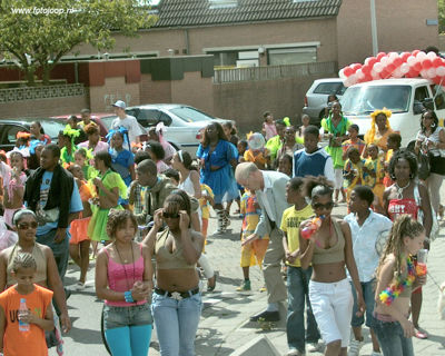 Foto 220 uit Carnaval 2007 b.w