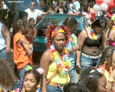 Foto 130 uit Carnaval 2007 b.w