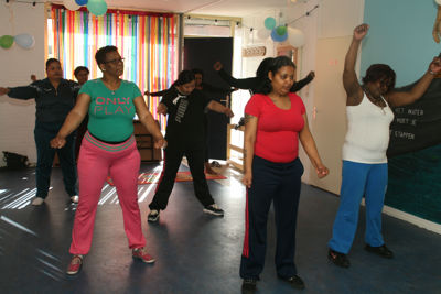 Foto 39 uit Cardiokickboxendame's