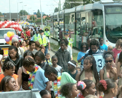 Foto 154 uit Carnaval 2007 b.w