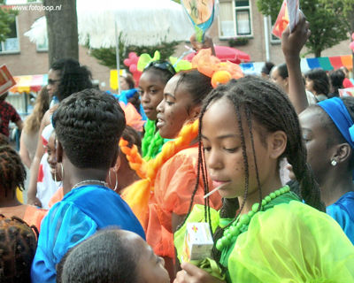 Foto 273 uit Carnaval 2007 b.w