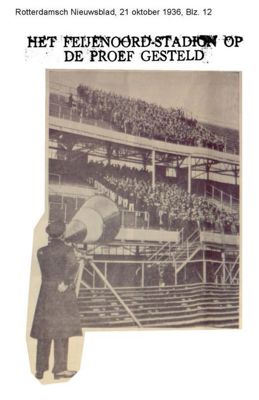 Foto 345 uit Feyenoord-Sportclub