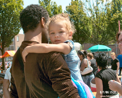 Foto 207 uit carnaval 2006 b.w