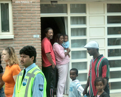 Foto 188 uit Carnaval 2007 b.w