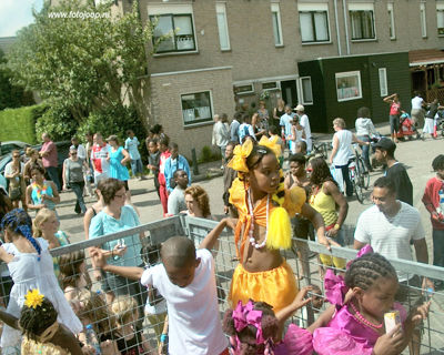 Foto 214 uit Carnaval 2007 b.w