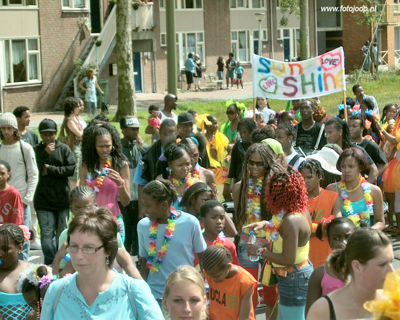 Foto 243 uit Carnaval 2007 b.w